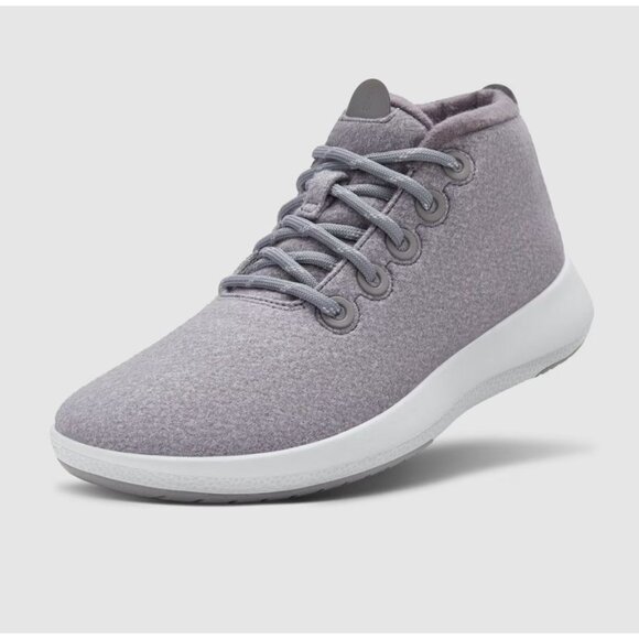 Allbirds Merino Wool Runner-Up Mizzle Sneakers W8 Medium Grey New - Picture 1 of 10